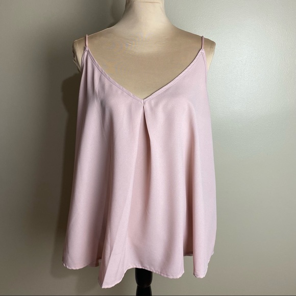 SHEIN Tops - Shein Curve pink sleeveless blouse, size 4X